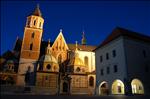 Wawel Cathedral at night, Krakow
